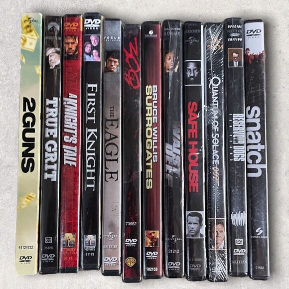 Other - 12 Action Adventure Drama Comedy Thriller‎ Crime Sci-Fi Movies New Sealed DVD's